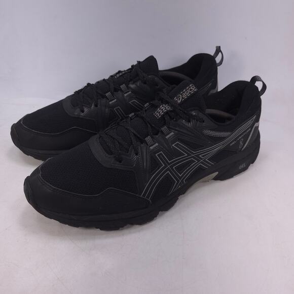 Asics Gel-Venture 8 Athletic Lace Up Running Shoe Mens Size 13 1011B396 Black - Picture 1 of 10